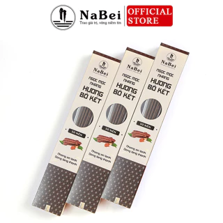 [HỘP 100 NÉN DÀI 30CM] Nhang Sạch Ngọc Mộc Nhang, Ít Khói, Hương Thơm Dịu Nhẹ, An Toàn Cho Bà Bầu Và Trẻ Em