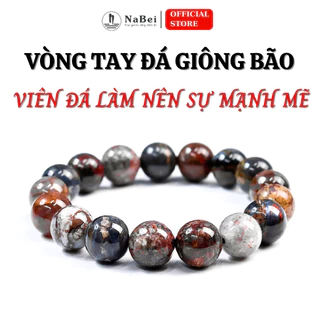 Vòng Tay Đá Giông Bão Tự Nhiên Phù Hợp Cho Mệnh Kim, Thủy, Hỏa, Thổ