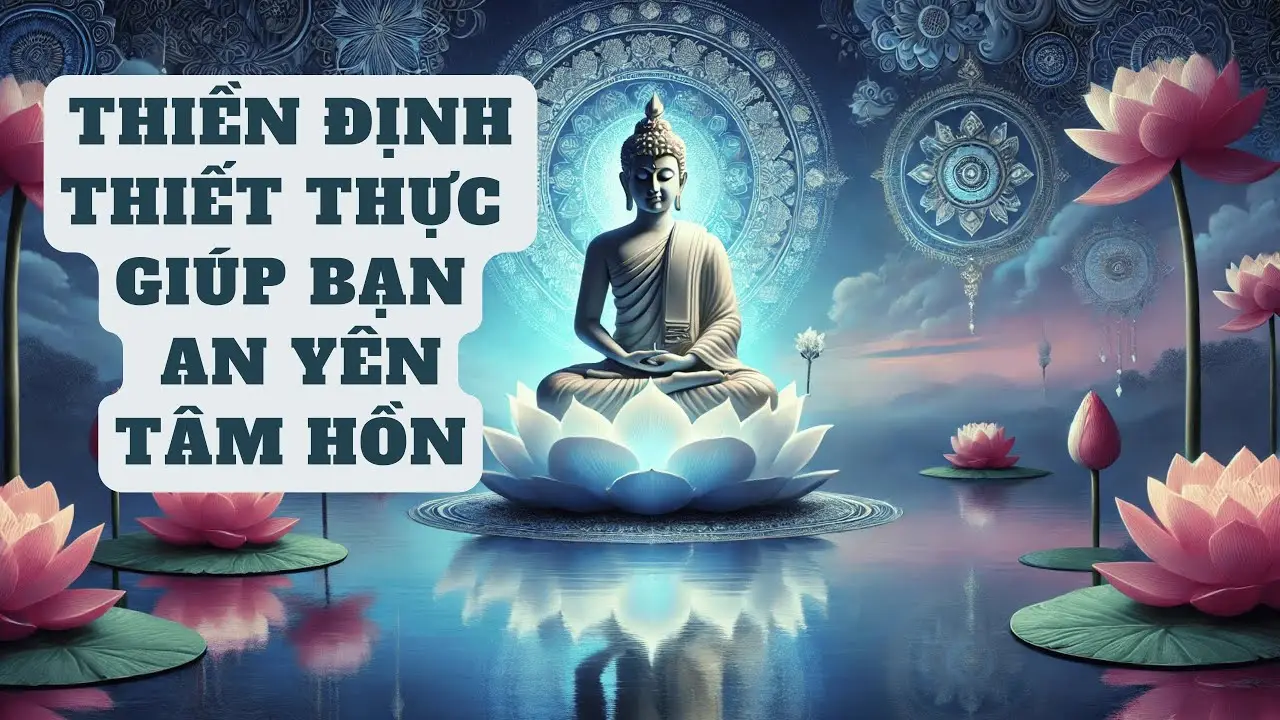 Thiền định an yên, cân bằng tâm hồn.