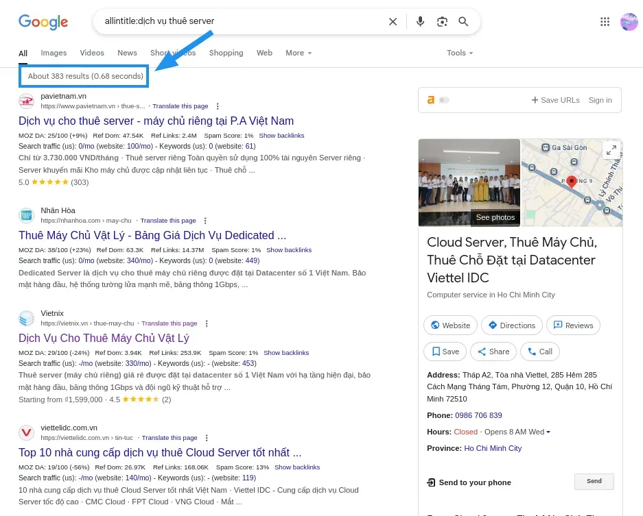 Đánh giá độ cạnh tranh của từ khóa