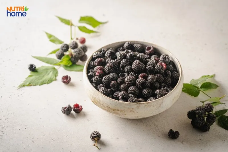 tiểu đường nên ăn quả gì, quả mâm xôi đen