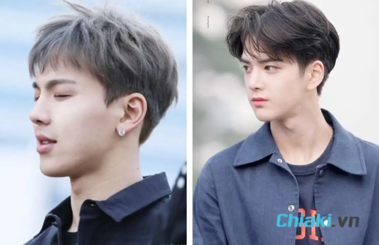 Kiểu tóc layer nam Hàn Quốc với mái tóc uốn nhẹ, thanh lịch