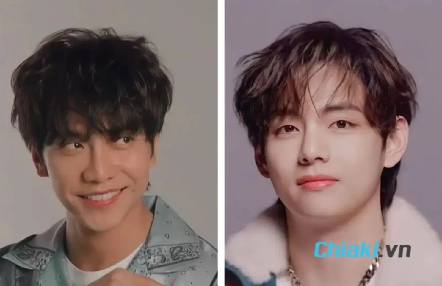 Tóc nam cắt tỉa layer kết hợp uốn xoăn sóng lơi, phù hợp tóc mỏng