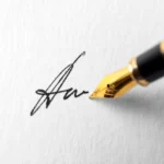 Người mệnh Kim nên ưu tiên các nét ký thẳng, sắc nhọn và dứt khoát.