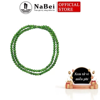 61e18db4902f3a161ae0e7fde53a8e02_tn.webp Chuỗi Vòng Tay Đá Diopsite Tự Nhiên Phù Hợp Cho Mệnh Mộc, Hỏa