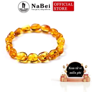 b38aed2104478fa7bef3c609d0fc9079_tn.webp Vòng Tay Hổ Phách Vàng Bánh Xe Tự Nhiên Phù Hợp Cho Mệnh Hỏa, Mộc