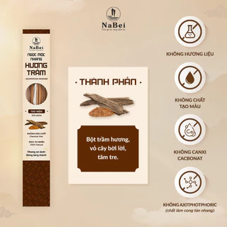 Nhang Trầm Hương Cao Cấp Ngọc Mộc Nhang 100% Tự Nhiên Không Hóa Chất Thơm, An Toàn Cho