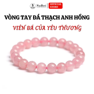 Vòng Tay Đá Thạch Anh Tự Nhiên Phù Hợp Cho Mệnh Khuyết Kim, Hỏa, Thổ
