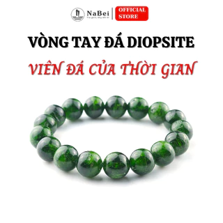 Vòng Tay Đá Diopsite Tự Nhiên Phù Hợp Cho Mệnh Mộc, Hỏa