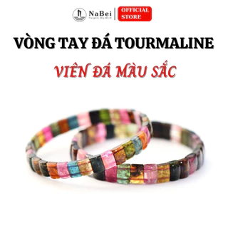 Vòng Tay Tourmaline Đa Sắc Tự Nhiên Phù Hợp Cho Mệnh Kim, Thủy, Hỏa, Thổ