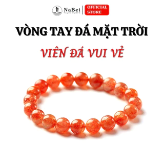 Vòng Tay Đá Mặt Trời Tự Nhiên Phù Hợp Cho Mệnh Khuyết Hỏa, Thổ
