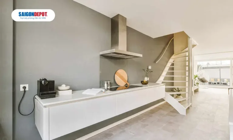 Hóa giải cầu thang đối diện bếp: Cẩm nang chuyên sâu và toàn diện 4 Cầu thang đối bếp: Xung đột khí vận