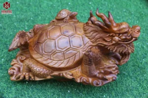 Long Quy đồng nguyên khối đôn gỗ