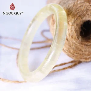 Vòng tay phong thủy thạch anh vàng