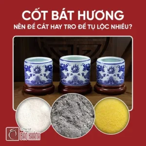 Bát Hương Chuẩn: Cốt Tro, Đẹp, Thiêng Liêng.