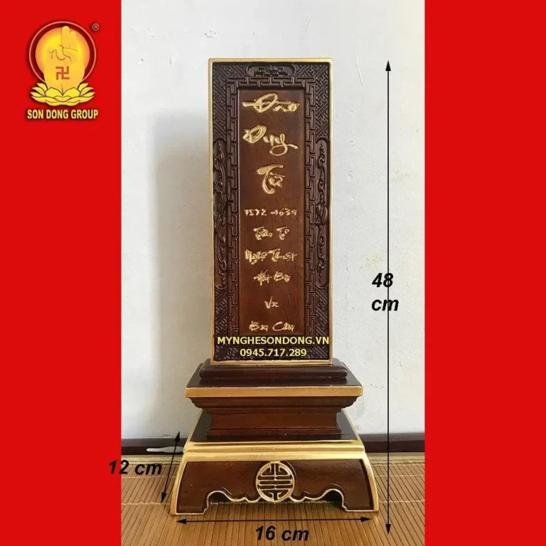 Kích thước bài vị chuẩn Lỗ Ban