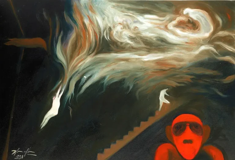 Người chìm đắm trong giấc mơ suy tư.