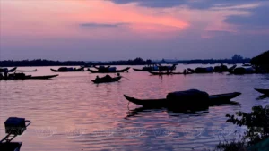 Bình minh sông êm đềm: thanh lọc, khởi đầu mới.