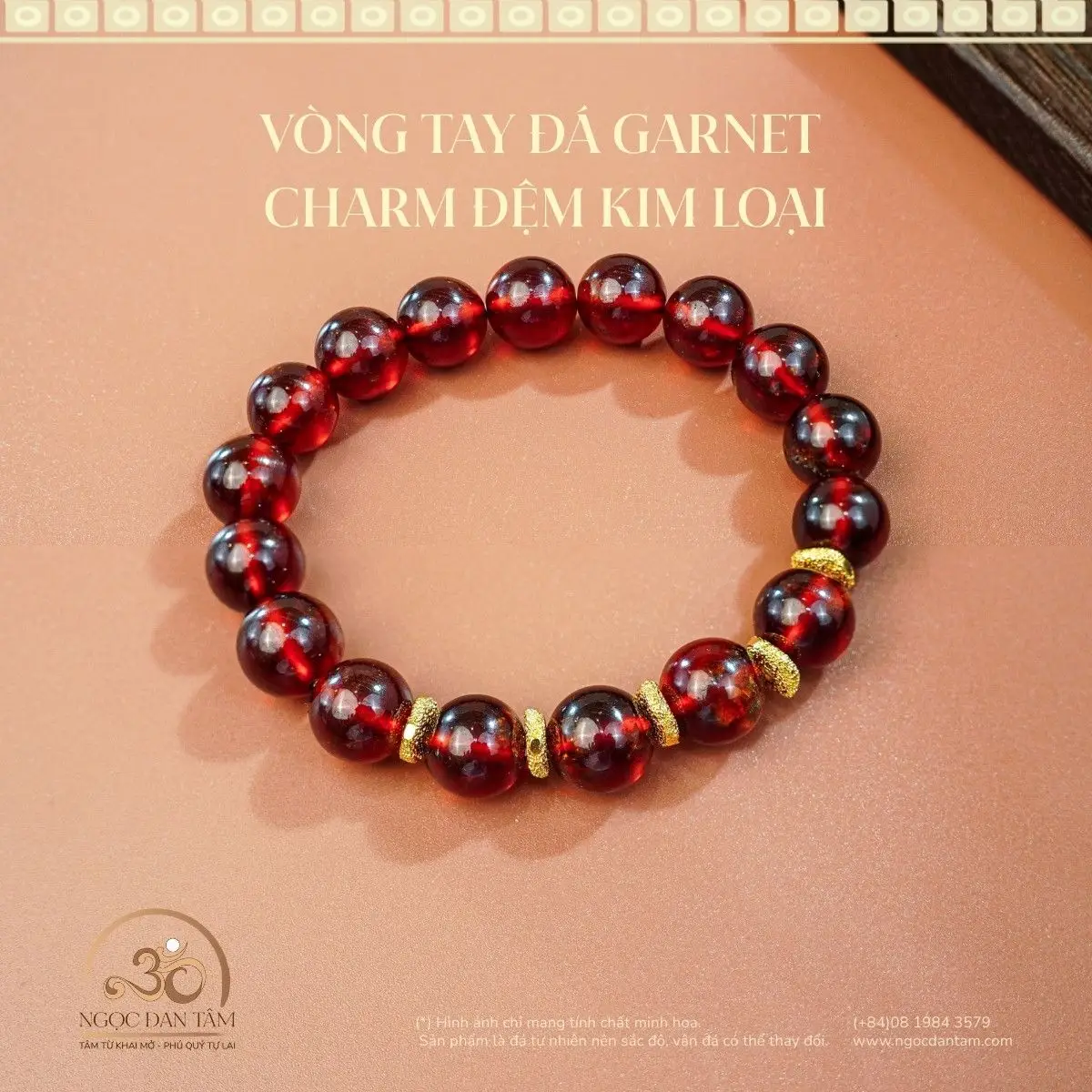 Vòng Đá Garnet Mệnh Hỏa: Kích Hoạt Năng Lượng Thịnh Vượng và Bình An 4 Vòng đá Garnet đa sắc màu.