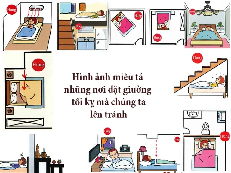 Hóa Giải Gương Đối Diện Cửa Phòng: Giải Pháp Phong Thủy Chuyên Sâu 4 Phong thủy gương phòng ngủ: Vị trí kiêng kỵ nên tránh.