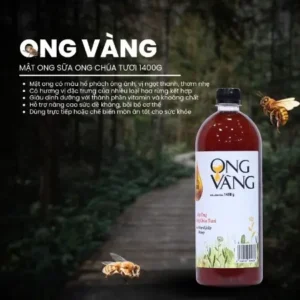 Mật ong vàng óng: Thịnh vượng ngọt ngào.