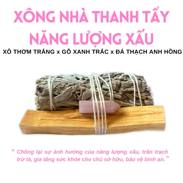 Thanh tẩy đá phong thủy: Bát xông trầm, Thạch anh
