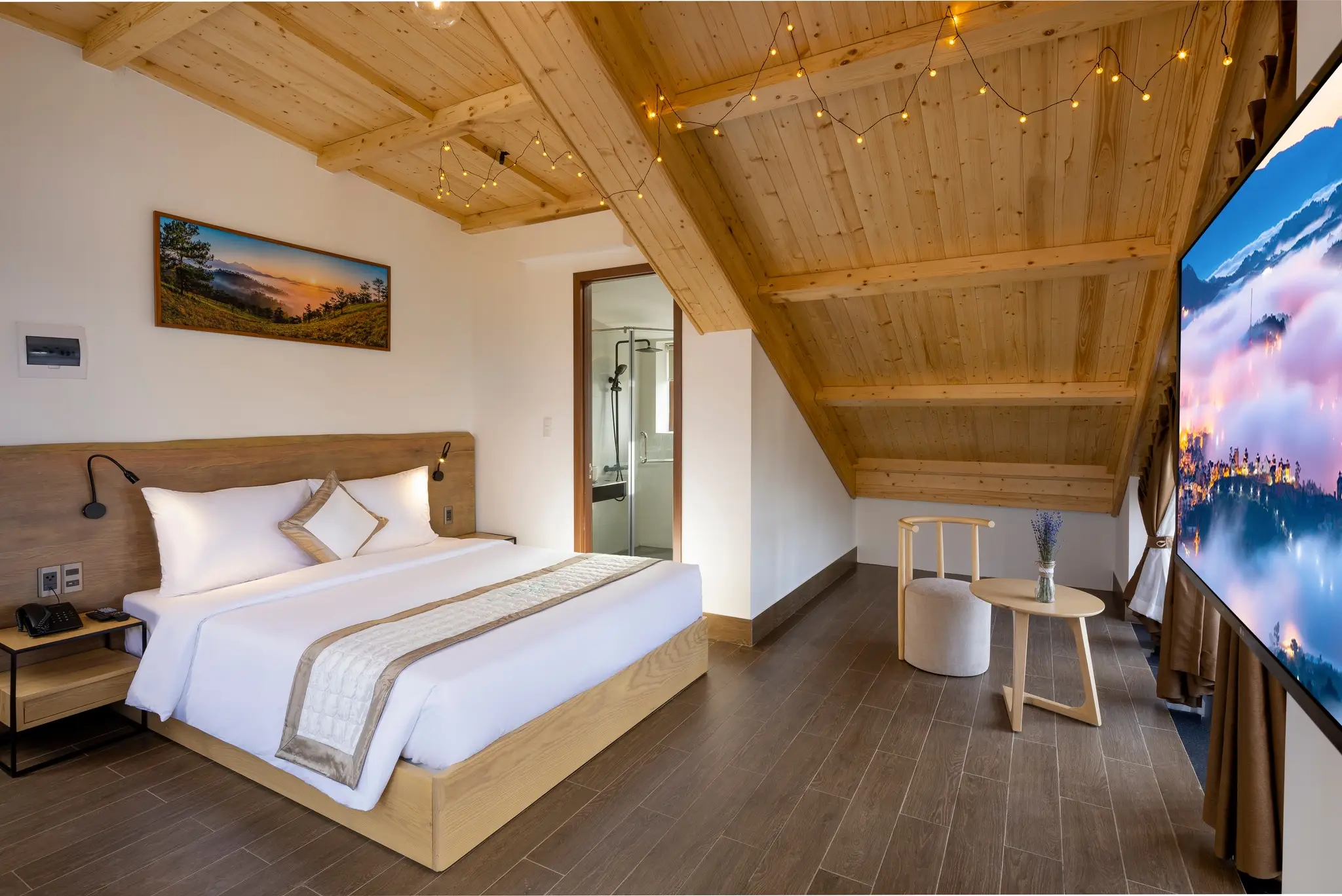 Giải Mã Kiêng Kỵ Giường Dưới Xà Ngang: Hóa Giải Chuẩn Xác 7 Phòng ngủ hóa giải xà ngang: Trần thạch cao, tủ.