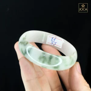 Vòng cẩm thạch Type A vân ngọc mộc mạc.