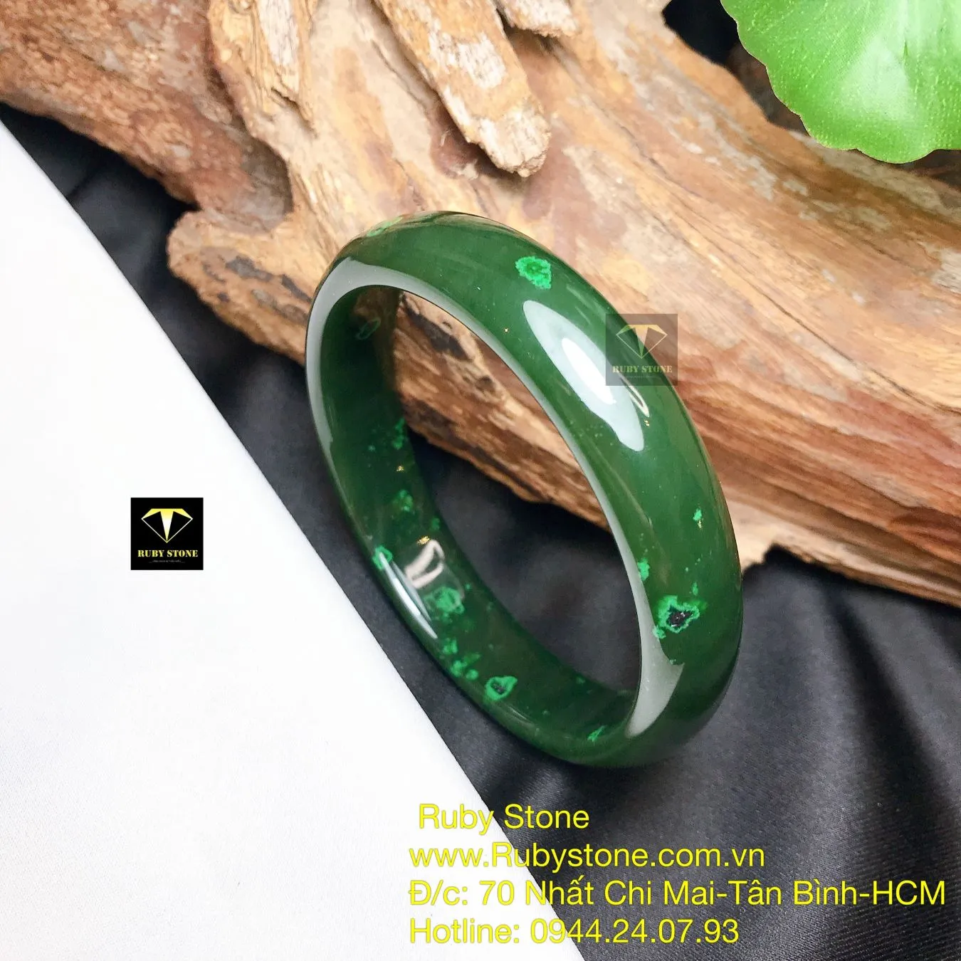 Vòng Ngọc Bích 12mm Hợp Ai: Hướng Dẫn Chọn Chuẩn Phong Thủy 7 Vòng Ngọc Bích 12mm, Vân Tự Nhiên, Chân Thực