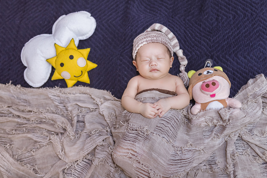 Em bé thiên thần ngủ say bình yên.