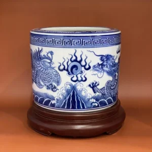 Đỉnh hương sứ rồng phượng tinh xảo