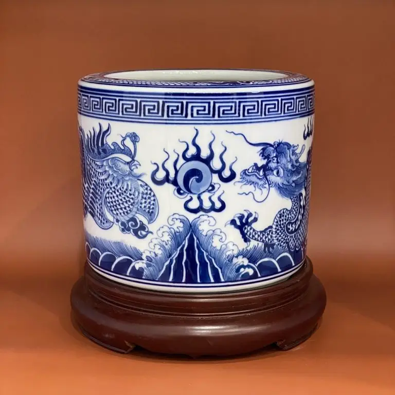 Đỉnh hương sứ rồng phượng tinh xảo