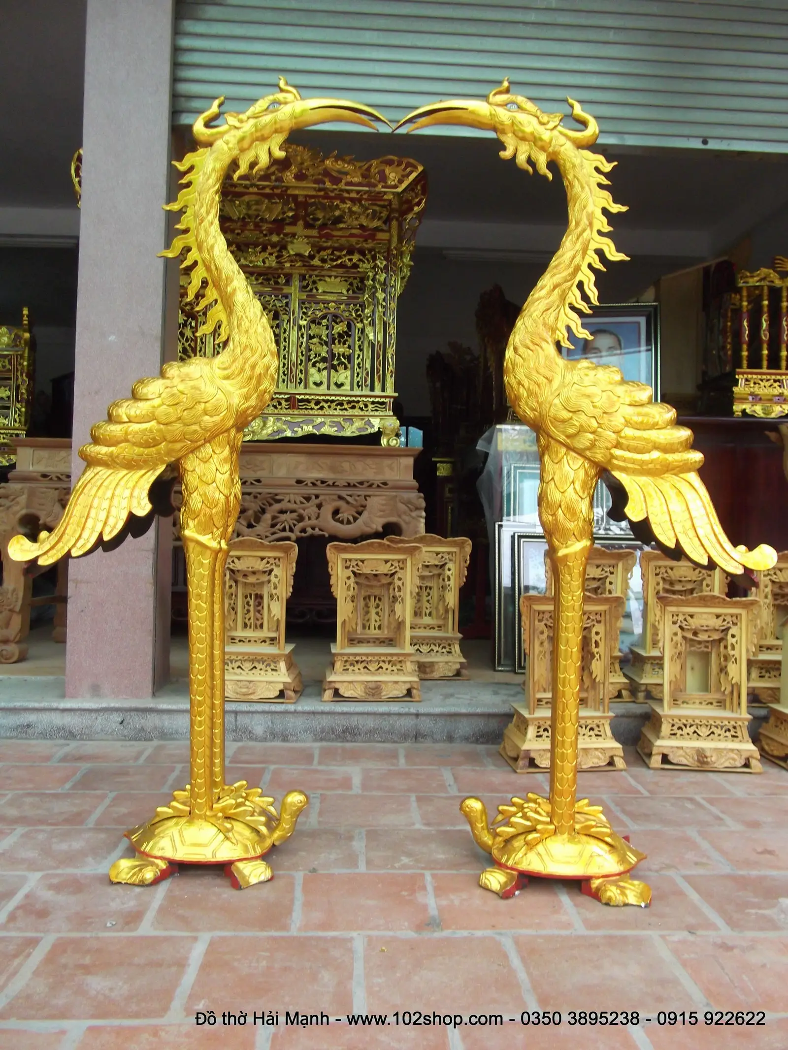 Hiểu Rõ Ý Nghĩa Và Cách Đặt Đôi Hạc Thờ Cúng Chuẩn Phong Thủy 4 Đôi Hạc Rùa Trường Thọ Tương Trợ