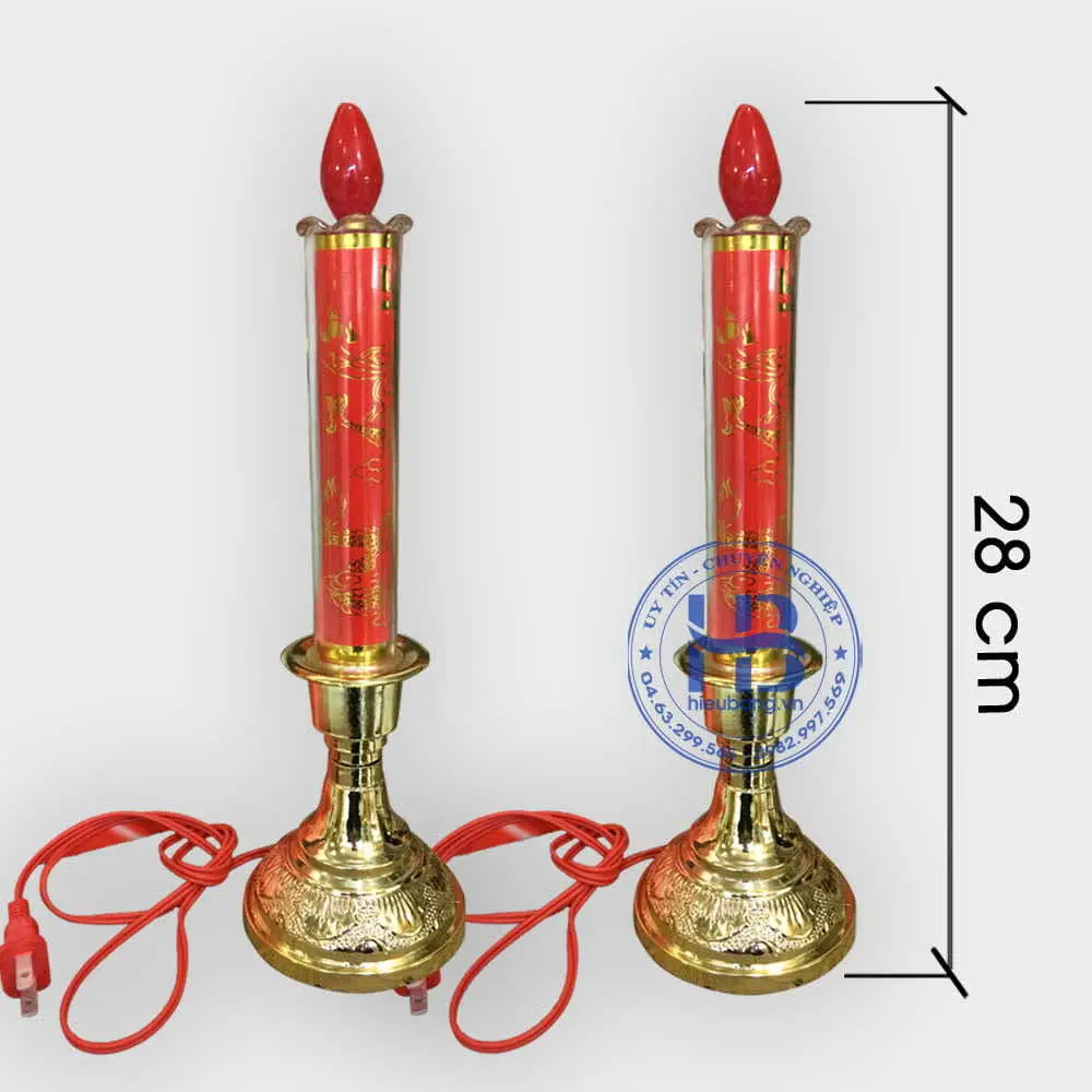 Hướng Dẫn Chuẩn Xác Về Nến Điện Thờ Cúng: Thành Kính Và Tránh Kiêng Kỵ 6 Nến điện thờ cúng trên bàn thờ