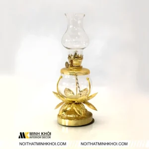 Đèn dầu Thần Tài rực sáng linh thiêng