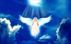 Thiên thần trò chuyện trong giấc mơ ánh sáng dịu