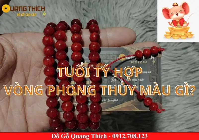 Vòng phong thủy may mắn cho tuổi Tý