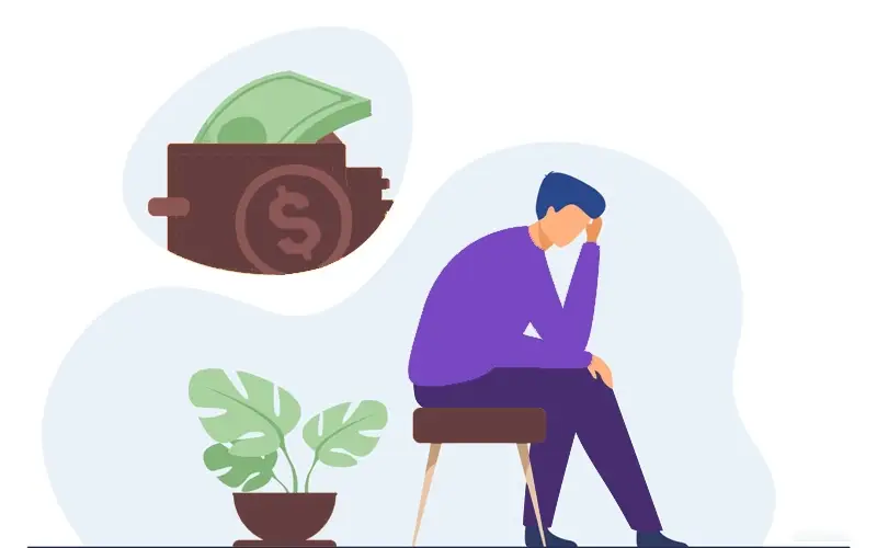 Mơ Thấy Trốn Nợ: Giải Mã Điềm Báo & Hướng Hóa Giải An Lành 6 Áp lực tài chính: Người lo âu suy tư.