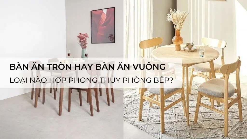 Ý nghĩa hình tròn phong thủy: Khai mở năng lượng hài hòa 7 Bàn ăn tròn sum vầy, phong thủy cho bếp.