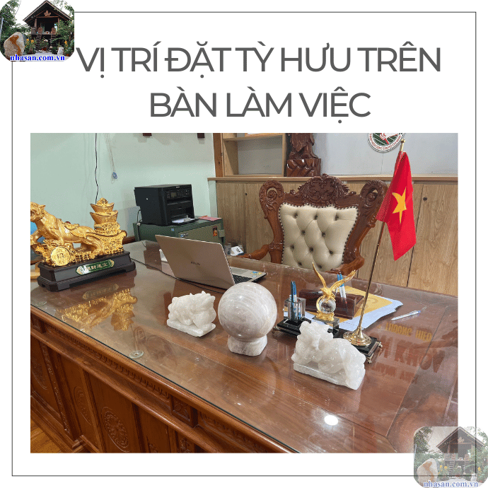 Bàn làm việc Tỳ Hưu chuẩn phong thủy