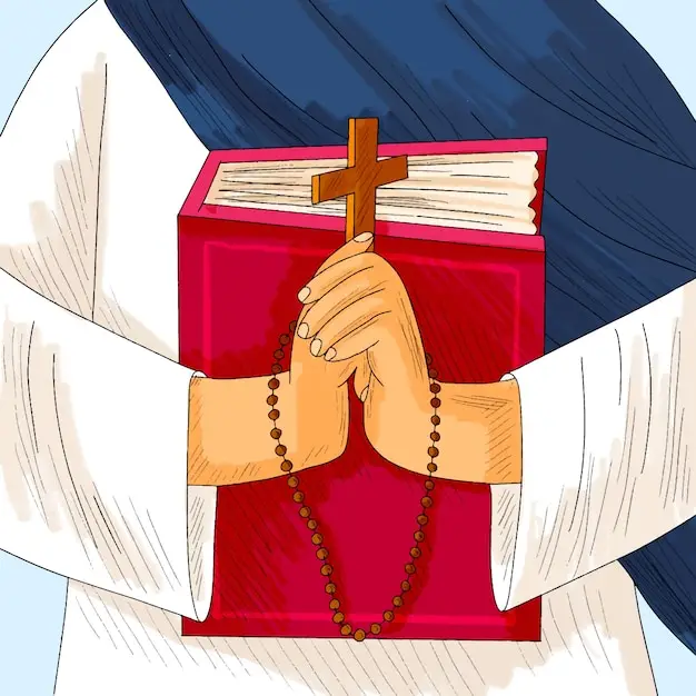 Giải Mã Giấc Mơ Thấy Thánh Giá: Điềm Báo & Hướng Hóa Giải Tâm An 7 Bàn tay cầu nguyện, tràng hạt và thánh giá