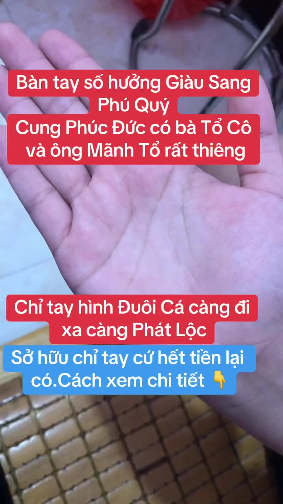 Bàn tay làm việc thiện, biểu tượng tích đức.