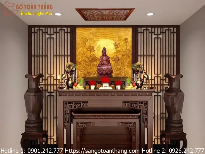 Cúng bàn thờ có cần tiền đô không? Chuẩn mực và ý nghĩa tâm linh. 5 Gia đình quây quần ấm cúng, trang nghiêm bên bàn thờ.