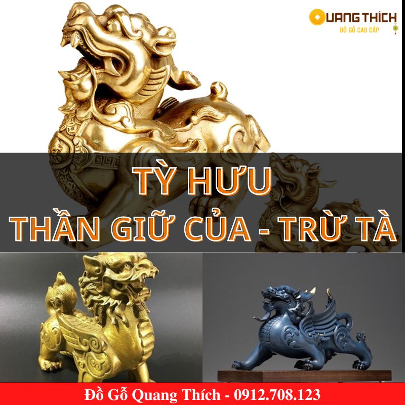 Bảng so sánh Tỳ Hưu theo chất liệu