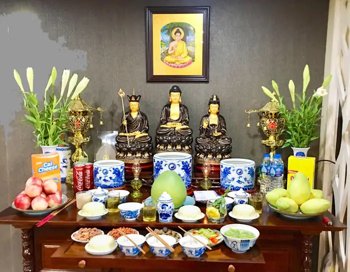 Hướng Dẫn Chuẩn Mực Đồ Thờ Cúng Ngày Rằm Tháng 7 cho Gia Đạo An Lành 5 Cách bố trí bàn thờ Rằm tháng 7 đúng chuẩn