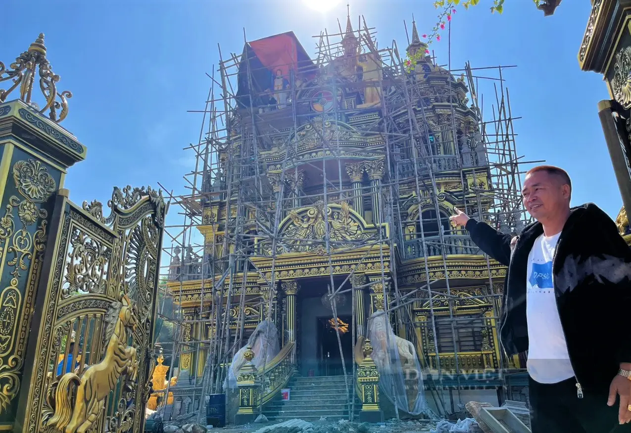 Lâu đài cổ đổ nát u buồn