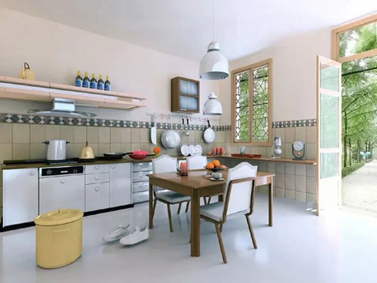 Giải Mã Kiêng Kỵ Bếp Đối Diện Cửa Ra Vào: Hóa Giải Hiệu Quả 5 Khí xung cửa chính thẳng bếp.