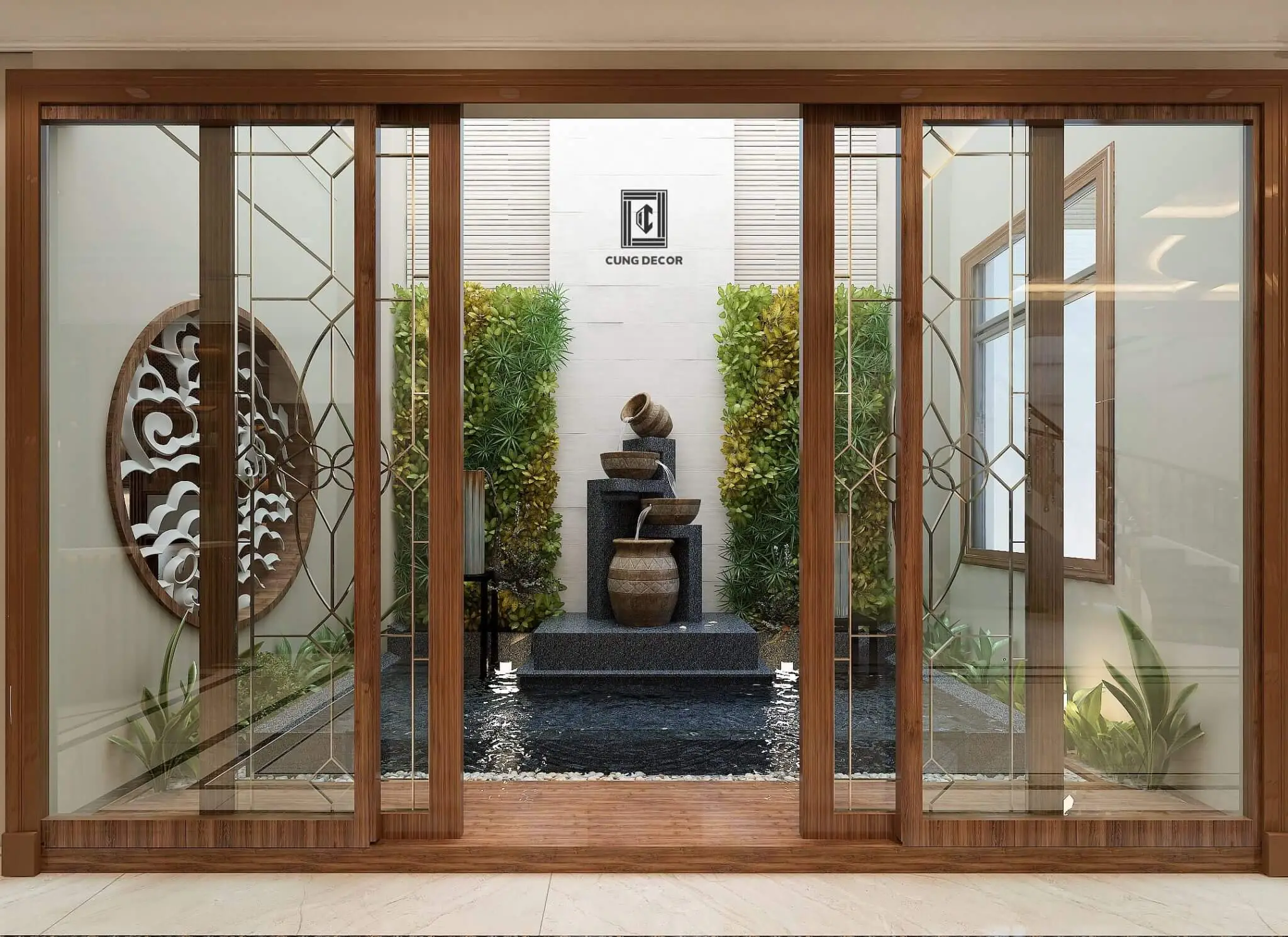 Ý Nghĩa Phong Thủy Cửa Chính: Nền Tảng Khai Mở Sự Nghiệp Vững Vàng 6 Khu vực cửa chính sáng sủa, thông thoáng