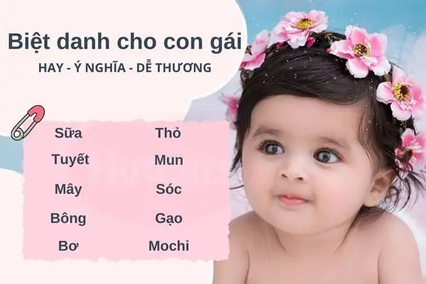 Em bé đáng yêu, tên đẹp
