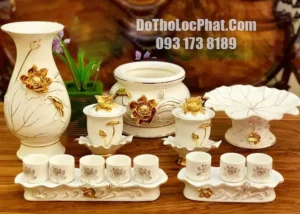 Bộ đồ thờ Thần Tài Thổ Địa đẹp mắt